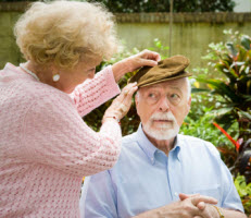 elderly couple