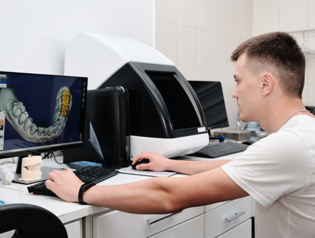 Dental Implants lab tech